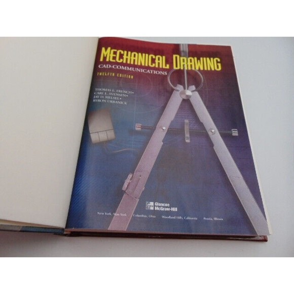 Mechanical Drawing Cad-Communications 12th Edition Text Book McGraw-Hill 1997 - Picture 7 of 16